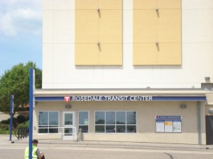 roseville transit station, roseville mn, north east twin cities mn